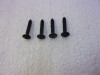 FRONT PILLAR TRIM SCREWS 4 BLACK 75-79 NOVA